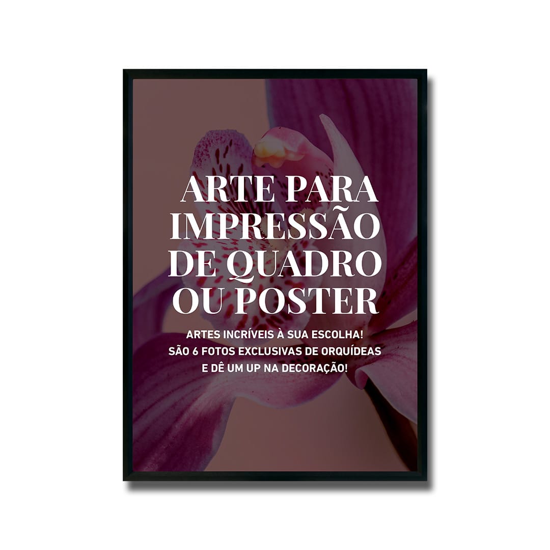 Arte para impressão de quadro ou poster