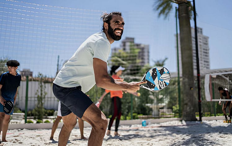 segredos dos jogadores de beach tennis