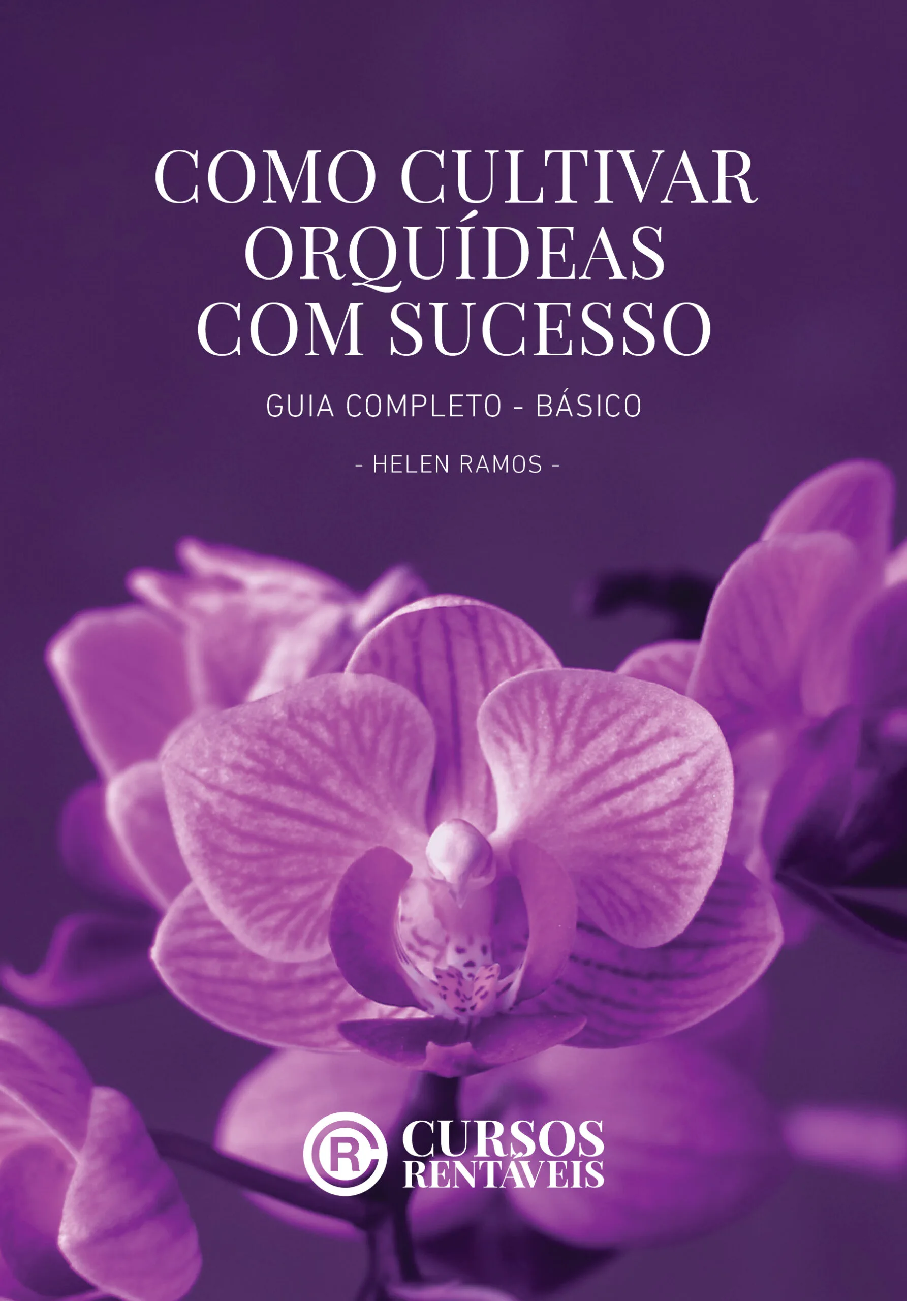 capa do ebook como cultivar orqídeas com sucesso