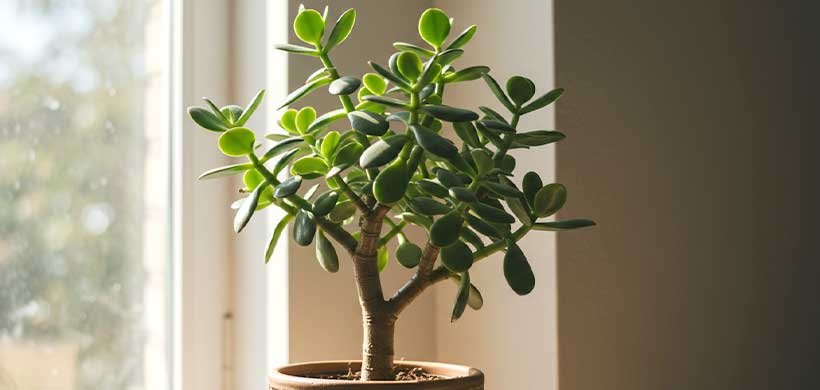 Jade, simboliza o crescimento, especialmente o financeiro