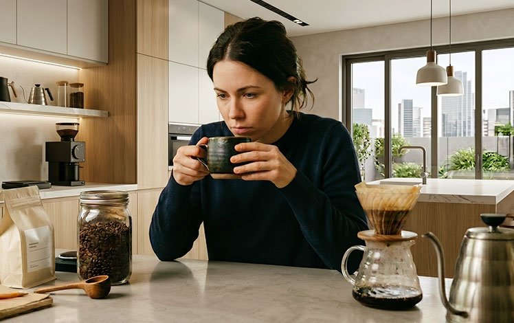 cafe especial sem sabor mostrando perda de aroma e preparo inadequado