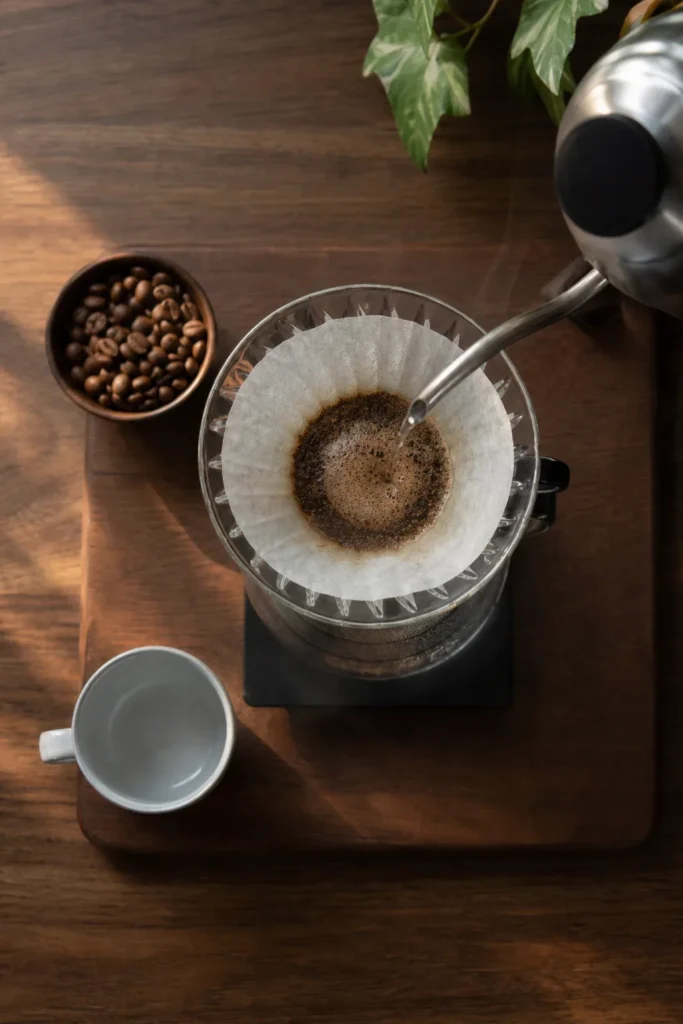 Café coado perfeito em 4 passos simples